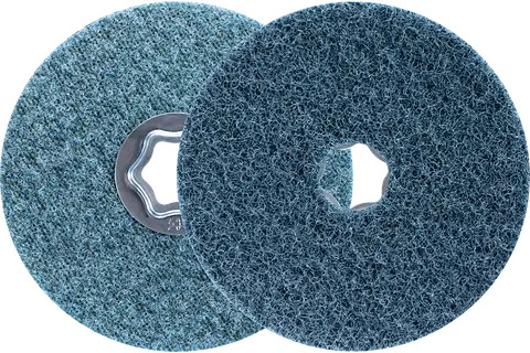 Pferd 48103 COMBICLICK Surface Conditioning Hard Disc | 4-1/2" Diameter | 10500 RPM | Aluminum Oxide 240 Grit | Sold by Box of 10