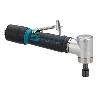 Dynabrade 48205 7 Degree Offset Die Grinder | 0.4 HP Motor | 25,000 RPM | Gearless | Extended Rear Exhaust | 1/4" & 6 mm Collets