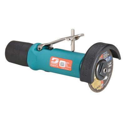 Dynabrade 52435 3" Straight-Line Cut-Off Wheel Tool | 0.5 HP | 20,000 RPM | Rear Exhaust | 3/8"-24 Spindle Thread
