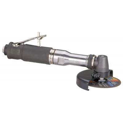 Dynabrade 54746 4" Extended Right Angle Type 41 Cut-Off Tool | 0.7 HP | 13,500 RPM | Steel Housing | Rear Exhaust | 3/8"-24 Spindle Thread