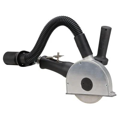 Dynabrade 52615 5" Right Angle Central Vacuum Cut-Off Wheel Tool | 1.3 HP | 12,000 RPM | Rotary Vane | Rotational Exhaust | 3/8"-24 Spindle Thread