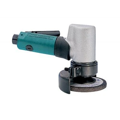 Dynabrade 52700 3" 7 Degree Offset Depressed Center Wheel Grinder | 0.7 HP | 18,000 RPM | Gearless | Front Exhaust | 3/8"-24 Spindle Thread