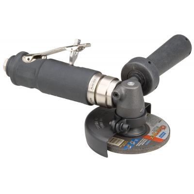Dynabrade 54787 4" Right Angle Type 27 Depressed Center Wheel Grinder | 0.7 HP | 12,000 RPM | Steel Housing | Rear Exhaust | 3/8"-24 Spindle Thread