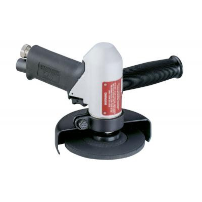 Dynabrade 50340 4-1/2"-5" Pistol Grip Depressed Center Wheel Grinder | 0.7 HP | 11,000 RPM | Rotary Vane | Rear Exhaust | 5/8" - 11 Spindle Thread