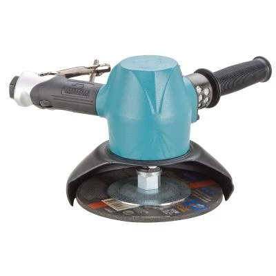 Dynabrade 53244 7" Type 27 Vertical Depressed Center Wheel Grinder | 3 HP | 7,200 RPM | Gearless | Rotational Exhaust | 5/8"-11 Spindle Thread