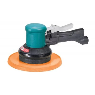 Dynabrade 58445 8" Two-Hand Gear-Driven Sander | Non-Vacuum | .45 HP | 900 RPM | Rear Exhaust | Vinyl-Face Pad