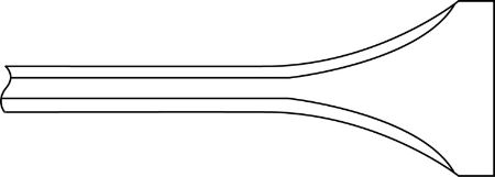 Ingersoll Rand WF-14C-007 Scaling Chisel | 2" Wide | 7" Length | Box of 5