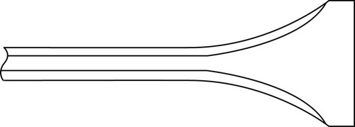 Ingersoll Rand WF-14C-012 Scaling Chisel | 2" Wide | 12" Length | Box of 5