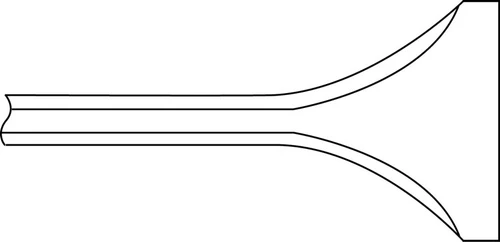 Ingersoll Rand WF-14D-007 Wide Scaler Chisel | 3" Wide | 7" Length | Box of 5