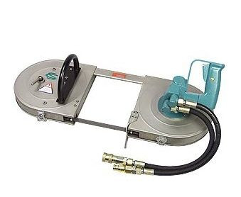 CS Unitec 5 6041 0010 Deep Throat Hydraulic Band Saw | 7" x 7" Cutting Capacity | 1.6 HP | 2,000 PSI
