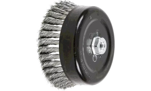 PFERD 82653 Knot Cup Brush | 6" Diameter | Stainless Steel Wire (INOX)