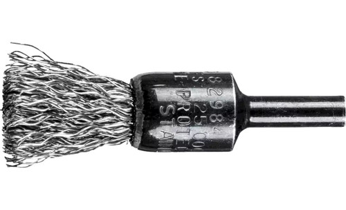 PFERD 82984 Crimped Wire End Brush | 1/2" Diameter | Stainless Steel Wire | Box of 10