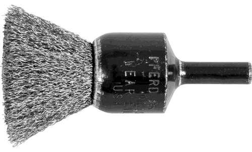 PFERD 82986 Crimped Wire End Brush | 3/4" Diameter | Stainless Steel Wire | Box of 10