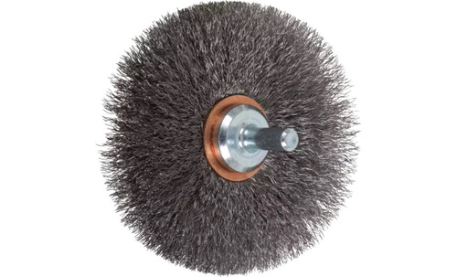 PFERD 82897 Crimped Wire Wheel Brush | 3"Diameter | Carbon Steel Wire | Box of 10