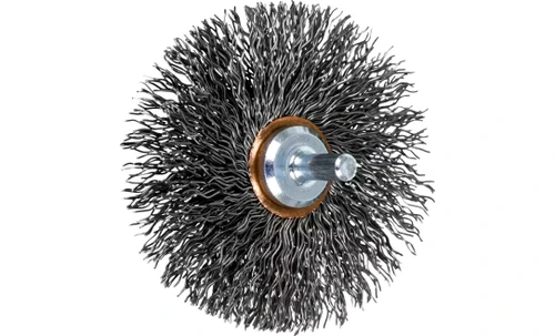 PFERD 82901 Crimped Wire Wheel Brush | 3"Diameter | Carbon Steel Wire | Box of 10
