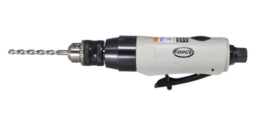 Sioux Tools 5434C Non-Reversible Inline Air Drill | 3/8" Keyed Chuck | 2500 RPM | 3/8"-24 Spindle Thread