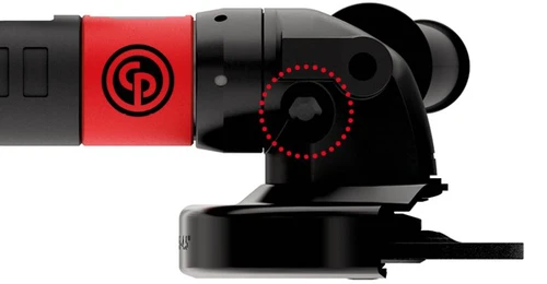 Chicago Pneumatic CP3550-120AB5 Angle Wheel Grinder | 5" Max Wheel Capacity | 1.5 HP | 12,000 RPM