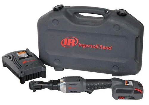 Ingersoll Rand R3130-K22 Cordless Ratchet Wrench Tool Kit | 3/8" Square Drive | 54 (ft-lbs) Max Torque