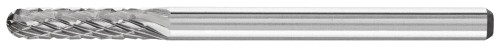 PFERD 23191 Carbide Bur | SCTI SC-42 | Cylindrical Shape C with Radius End | 1/8" Shank | Single Cut