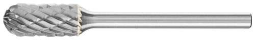 PFERD 23202 Carbide Bur | SCTI SC-51 | Cylindrical Shape C with Radius End | 1/8" Shank | Double Cut