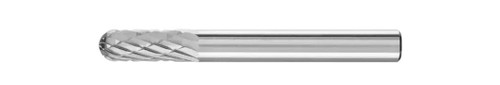 PFERD 24392 Carbide Bur | SCTI SC-1 | Cylindrical Shape C with Radius End | 1/4" Shank | Double Cut