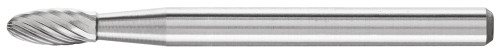 PFERD 23402 Carbide Bur | SCTI SH-41 | Flame Shape H | 1/8" Shank | Double Cut