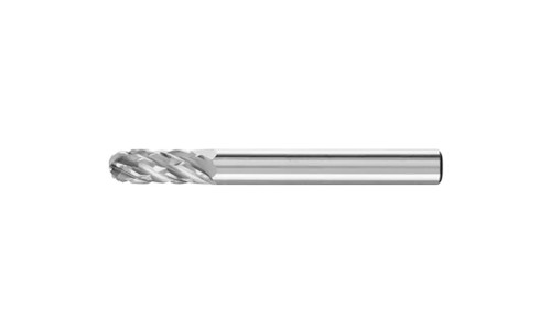 PFERD 24398 Carbide Bur | SCTI SC-1 | Cylindrical Shape C with Radius End | 1/4" Shank | STEEL Cut