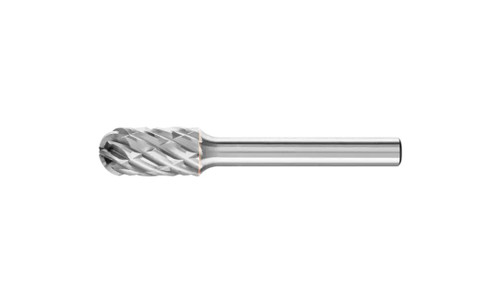 PFERD 24428 Carbide Bur | SCTI SC-3 | Cylindrical Shape C with Radius End | 1/4" Shank | STEEL Cut