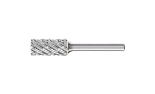 PFERD 24108 Carbide Bur | SCTI SA-5 | Cylindrical Shape A with Plain End (Uncut) | 1/4" Shank | STEEL Cut