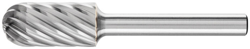 PFERD 24467 Carbide Bur | SCTI SC-5 | Cylindrical Shape C with Radius End | 1/4" Shank | INOX Cut