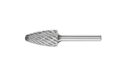 PFERD 24748 Carbide Bur | 5/8" Diameter | SCTI SF-6 | Tree Shape F with Radius End | STEEL Cut