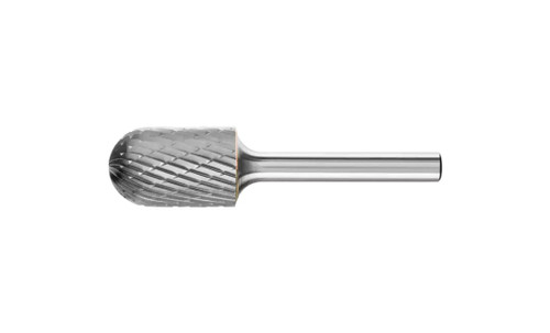 PFERD 24472 Carbide Bur | 5/8" Diameter | SCTI SC-6 | Cylindrical Shape C with Radius End | Double Cut