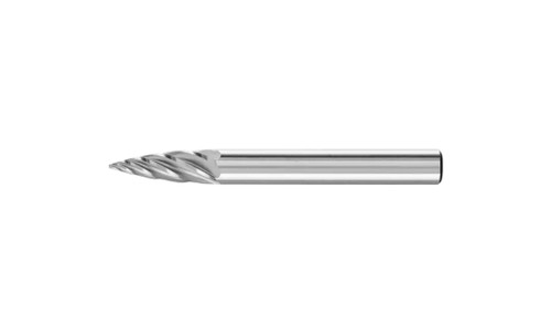 PFERD 24787 Carbide Bur | 1/4" Diameter | SCTI SG-1 | Tree Shape G with Pointed End | INOX Cut