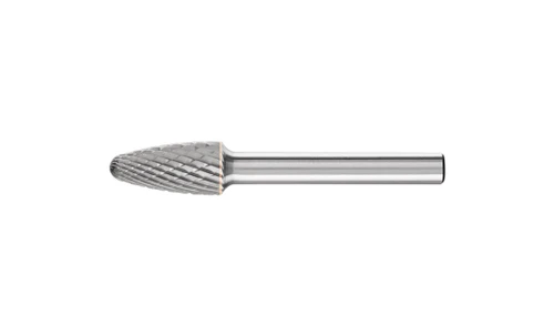 PFERD 24703 Carbide Bur | 3/8" Diameter | SCTI SF-3 | Tree Shape F with Radius End | Diamond Cut