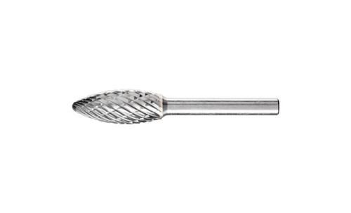 PFERD 28004 Carbide Bur | 1/2" Diameter | SCTI SH-5 | Flame Shape H | OMNI Cut