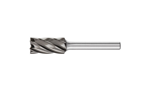 PFERD 27105 Carbide Bur | 1/2" Diameter | SCTI SB-5 | Cylindrical Shape B with End Cut | ALU HC-NFE Cut