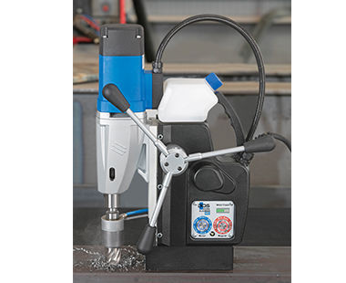 CS Unitec AutoMAB 450 Automatic Feed Portable Magnetic Drill | 110 Volt | 250-450 RPM | 2" Diameter Cutter Capacity