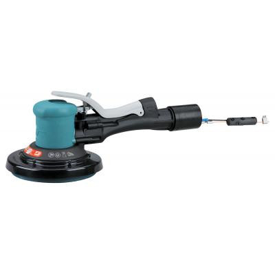 Dynabrade 58611 Dual-Grip Random Orbital Sander | 0.4 HP | 6" Pad | 3/16" Orbit | 12,000 RPM | Raptor-Vacuum