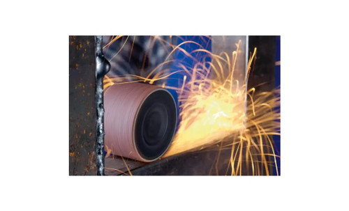 Pferd 41297 2-3/8" x 1-1/8" Abrasive Spiral Band | Cylindrical Shape | Aluminum Oxide 60 Grit | Box of 100