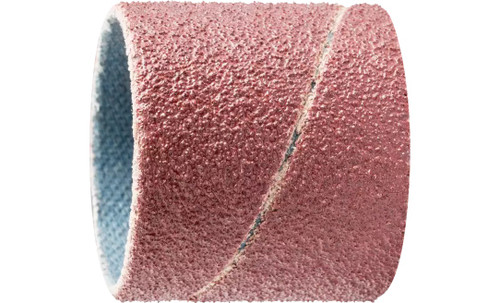 Pferd 41150 1" x 1" Abrasives Spiral Band | Cylindrical Shape | Aluminum Oxide 80 Grit | Box of 100