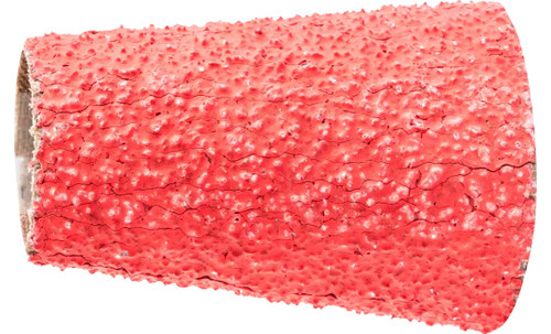 Pferd 41396 1-1/2" - 7/8" x 2-3/8" Abrasive Spiral Band | Tapered Shape | Ceramic Oxide CO-COOL | 36 Grit | Box of 100