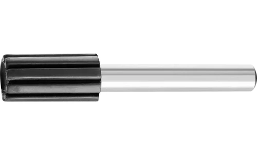 Pferd 41966 3/8" x 3/4" Spiral Band Rubber Drum Holder | Cylindrical Shape | 1/4" Shank | Box of 5
