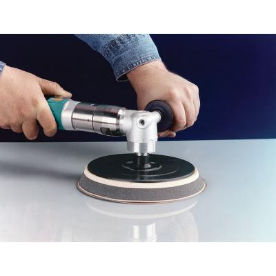 Dynabrade 51397 6"-8" Right Angle Two-Hand Rotary Air Buffer | 1 HP | 4,500 RPM | M14 Male Tool Thread | Safety-Lock Throttle