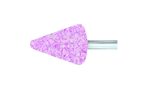 Pferd 31010 A2 Vitrified Mounted Point | 1/4" Shank | Aluminum Oxide 30 Grit | Steel | 1" Point Diameter | Box of 5