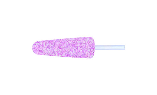 Pferd 31020 A3 Vitrified Mounted Point | 1/4" Shank | Aluminum Oxide 30 Grit | Steel | 1" Point Diameter | Box of 10