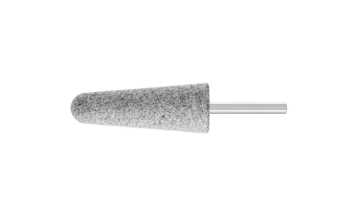Pferd 31002 A1 Vitrified Mounted Point | 1/4" Shank | Silicon Carbide 30 Grit | Cast Edge | 3/4" Point Diameter | Box of 10
