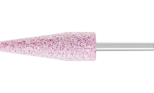 Pferd 30001 A1 Vitrified Mounted Point | 1/4" Shank | Ceramic Oxide 60 Grit | Tough | 3/4" Point Diameter | Box of 5