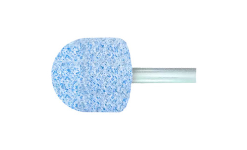 Pferd 30017 A21 Vitrified Mounted Point | 1/4" Shank | Ceramic Oxide 46 Grit | Tough | 1" Point Diameter | Box of 10