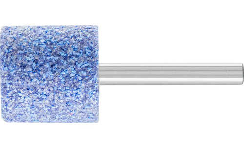 Pferd 30033 A38 Vitrified Mounted Point | 1/4" Shank | Ceramic Oxide 46 Grit | Tough | 1" Point Diameter | Box of 10