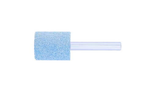 Pferd 30034 A38 Vitrified Mounted Point | 1/4" Shank | Ceramic Oxide 46 Grit | Tough | 1" Point Diameter | Box of 10